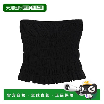 1h可退 香港直邮NORMA KAMALI 诺玛 卡玛丽 女士 上衣 black黑色