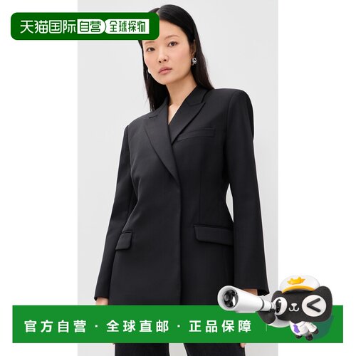 香港直邮ANINE BING 女士 Aretha 西装外套 black黑色 舒适时尚