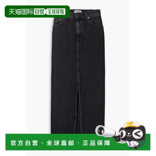 1h可退 香港直邮AGOLDE 女士 Leif 有机牛仔长款半身裙 A30471557