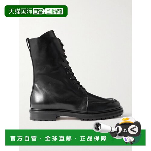 1h可退 aeyde 女士 Tate 皮质短靴 A11AB0614002001225Bl厚底鞋