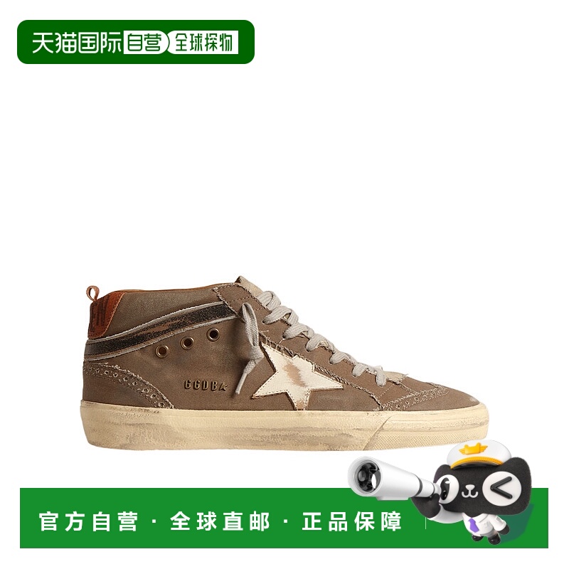 香港直邮Golden Goose Deluxe Brand Mid Star徽标休闲运动鞋 GMF