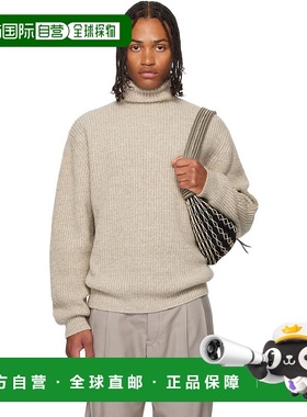 1h可退 香港直邮Lemaire 男士 米色高领毛衣 TO1427LK1029针织