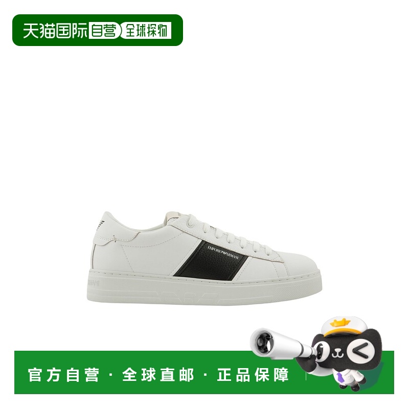 香港直邮Emporio Armani 系带圆头低帮休闲鞋 X4X570XN840