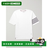 香港直邮Thom T恤 Browne 布朗 1h可退 短袖 汤姆 男士 MJS168G078