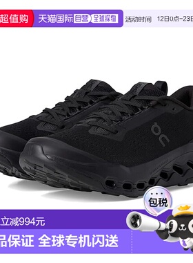 1h可退 香港直邮On 女士 Cloudsurfer 2 登山跑鞋 black黑色 舒适