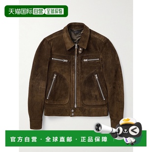 汤姆 福特 男士 香港直邮1h可退 绒面革夹克 Ford 修身 LBS076 Tom