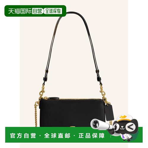 香港直邮COACH 女士斜挎包 100305228513000 CO 黑色 AUDREY Shou