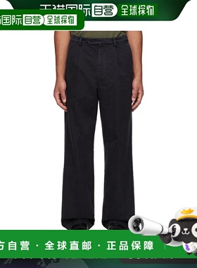 1h可退 香港直邮Bally 巴利 男士 黑色收省长裤 MTR031CO315男装