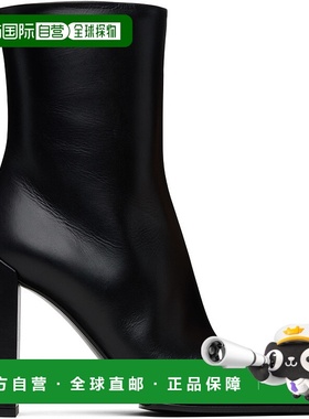 1h可退 香港直邮Alaia 女士 黑色 Soft Calf 90 中筒靴 AA3O2009I