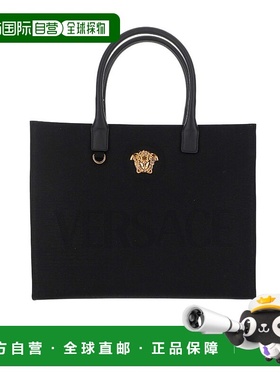 香港直邮Versace 徽标手提包 10047411A030951B00V范思哲托特包