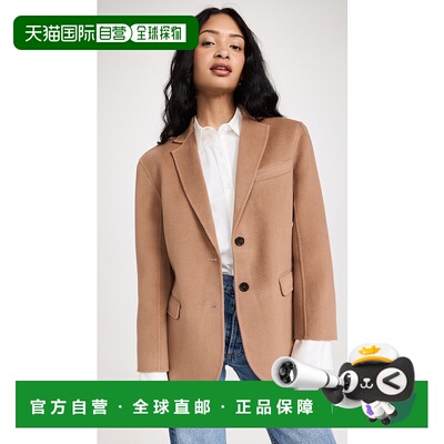 1h可退 香港直邮ANINE BING 女士 Quinn 夹克 ANINE30 brown棕色