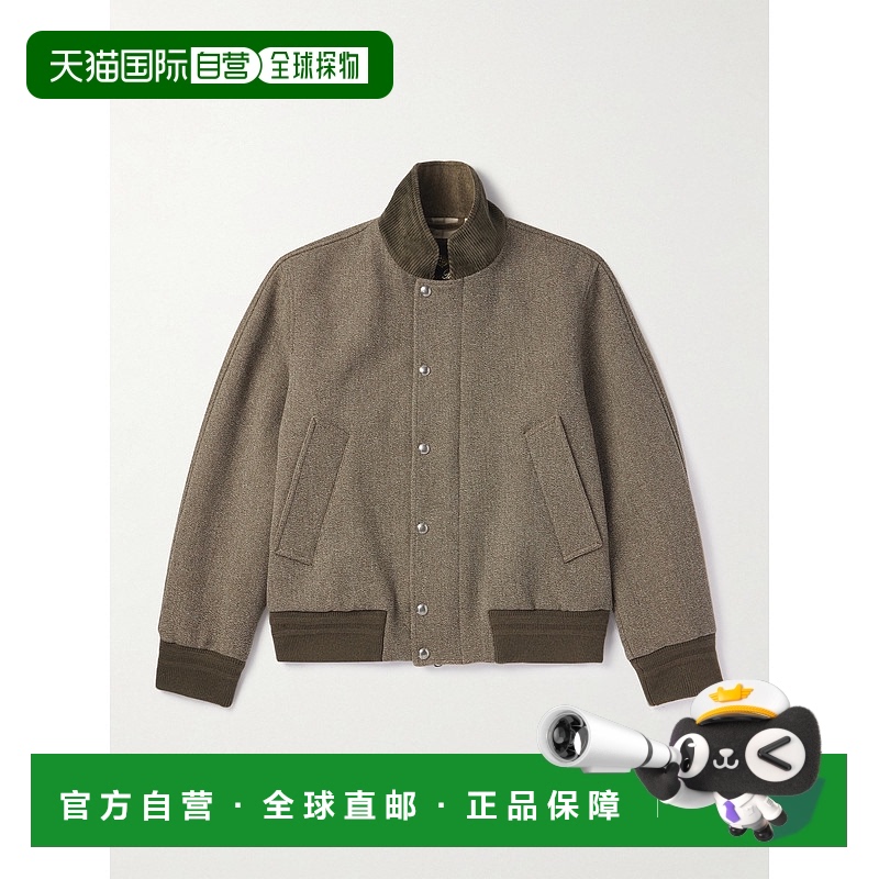 1h可退 香港直邮Loro Piana 诺悠翩雅 男士 Floris 棉质灯芯绒饰