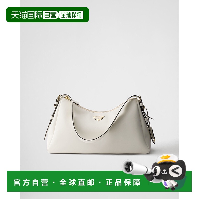欧洲直邮PRADA (2025) Prada Aimee 大号皮革单肩包
