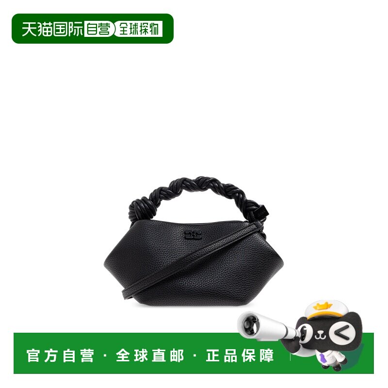 1h可退 香港直邮GANNI 女士手提包 A69615894099 CO 黑色 Bou Min