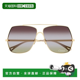 香港直邮Chloe CH0278S 蔻依 徽标太阳镜 metal金属 女士 1h可退