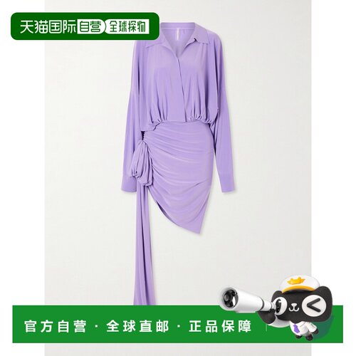 1h可退 香港直邮NORMA KAMALI 诺玛 卡玛丽 女士 褶皱弹性针织迷