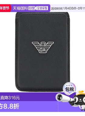 香港直邮Emporio Armani 徽标卡夹 EM003599AF13666阿玛尼卡包