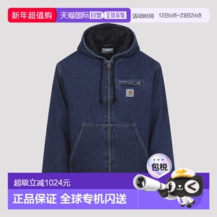 1h可退 香港直邮CARHARTT WIP 男士 CLEVELAND 蓝色棉质夹克 I036