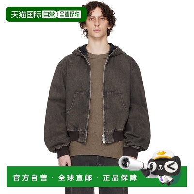 1h可退 香港直邮Our Legacy 男士 黑色 Bank 牛仔夹克 M2251BBC