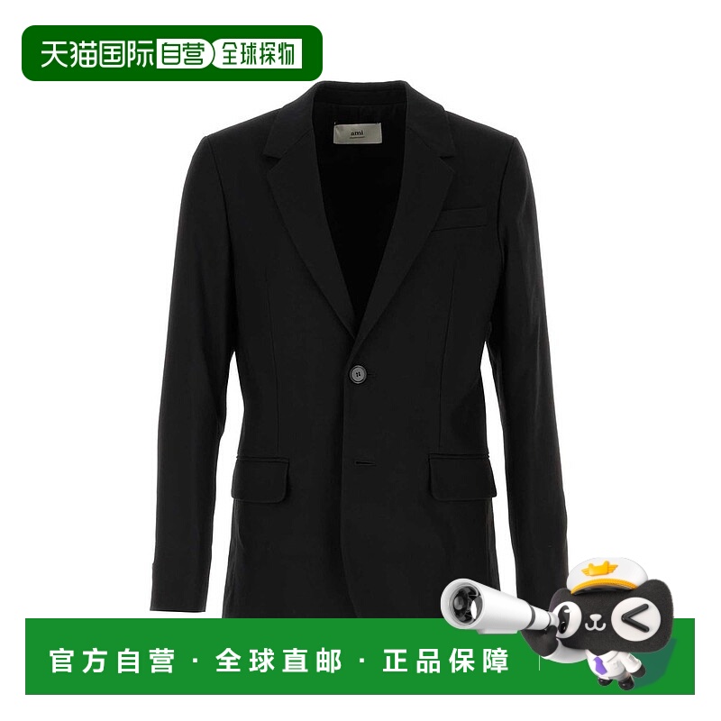 1h可退 香港直邮Ami Paris 男士 单排扣西装外套 HBV107WV0026