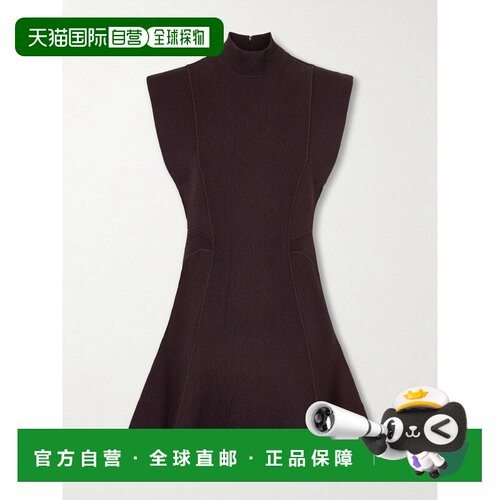 1h可退 alaia 女士 针织高领迷你连衣裙 AA9R2939K193C包臀裙性感