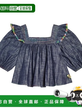 香港直邮ZIMMERMANN 女童 Alight 牛仔上衣童装 blue蓝色 舒适时