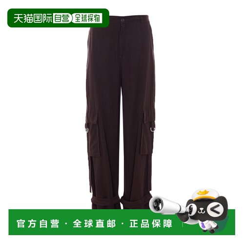 1h可退 香港直邮LIU JO 女士休闲裤 WA6526T449A91109 SS2026 棕