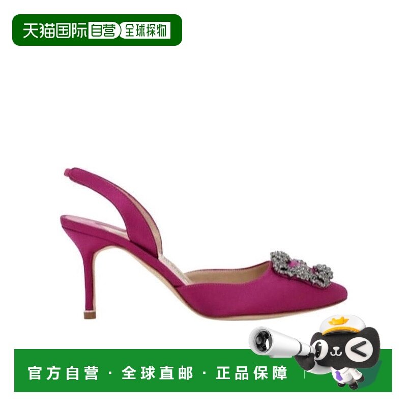 香港直邮Manolo Blahnik 徽标“HANGISLI”高跟鞋 73I-0C4004