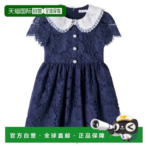 香港直邮Self-Portrait 女童 蕾丝连衣裙童装 blue蓝色 舒适时尚
