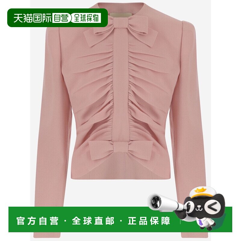 香港直邮VALENTINO 女士夹克 8B0CE5R7A6FF8U SS2026 粉红色