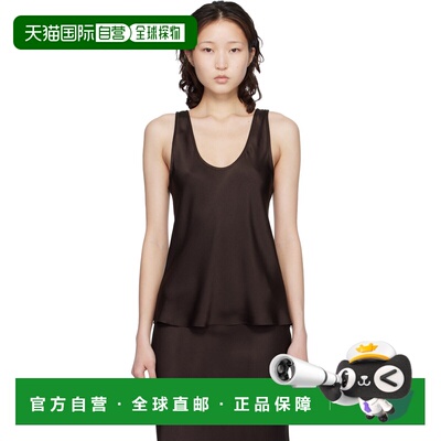 1h可退 香港直邮ANINE BING 女士 棕色 Lea 背心 A070839BWN43DAR