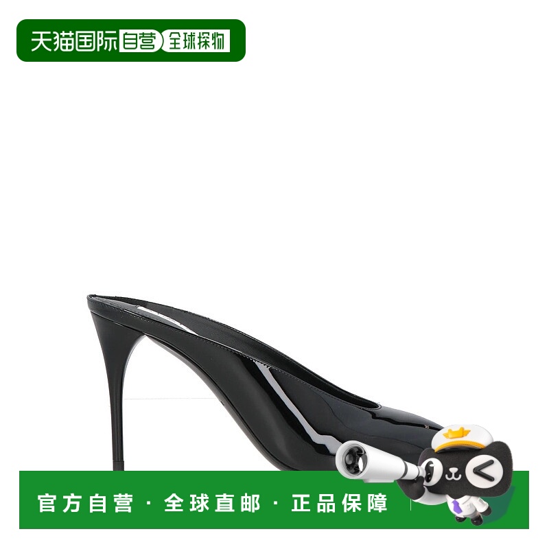 香港直邮alaia 女士 Mules 木屐 black黑色 舒适时尚高跟单鞋