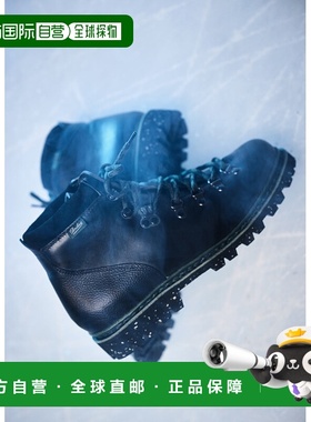 自营欧洲直邮Pyrenex Paraboot联名男士黑色登山鞋