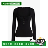 1h可退 MFPPU00880NOIR 罗纹针织毛衣 香港直邮Maje 女士