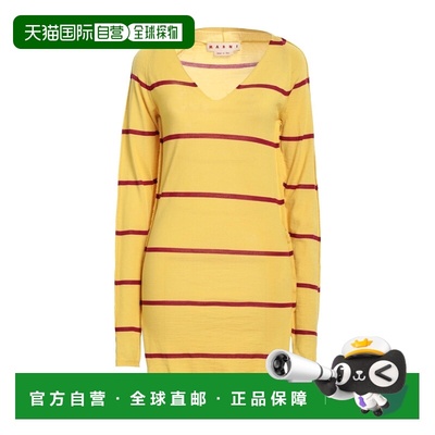 香港直邮Marni 玛尼 女士 毛衣 yellow黄色 舒适时尚