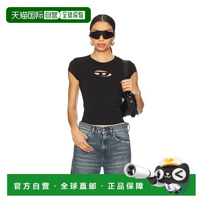 香港直邮Diesel 迪赛 女士 Angie T恤 A062680AFAA新款