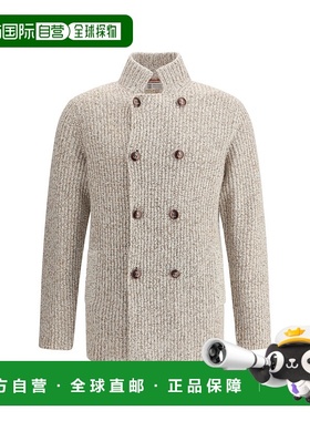 香港直邮Brunello Cucinelli 双排扣开衫 MRI55501高领毛衣男装