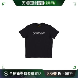 女童 香港直邮Off White Bit logo棉质T恤童装 Bookish