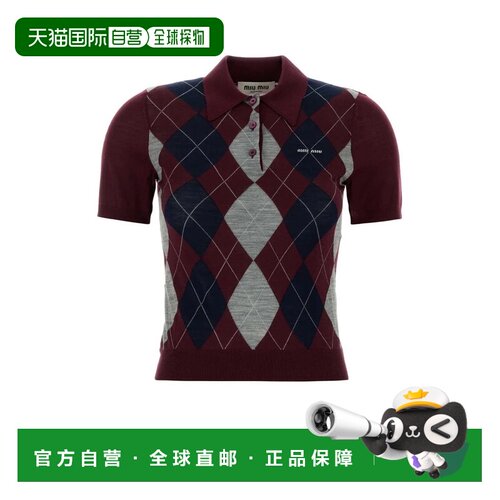 1h可退 香港直邮MIU MIU 女士POLO衫 MMLB66SOOO174CF0007 AW2025