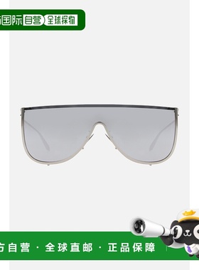 1h可退 香港直邮Alaia 女士 面具金属太阳眼镜 AA0094S00299