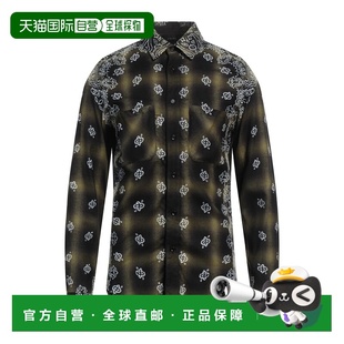 1h可退 香港直邮AMIRI 男士 格纹衬衫 green绿色 舒适时尚