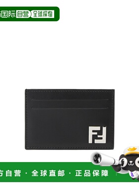 1h可退 香港直邮FENDI FF Squared 卡包 Men crov