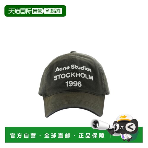 香港直邮ACNE STUDIOS 男士帽子 C40477BM0 AW2026 灰色 圆顶棒球
