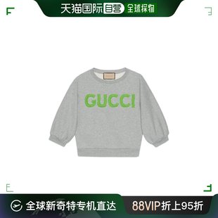 女士 768125XJG 圆领短款 香港直邮Gucci 古驰 99新未使用 卫衣