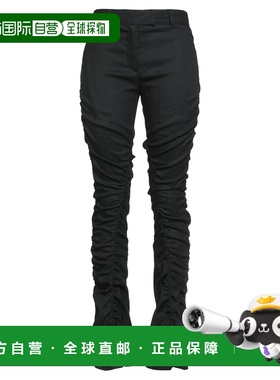 香港直邮Acne Studios 艾克妮 女士 休闲长裤 black黑色 舒适时尚