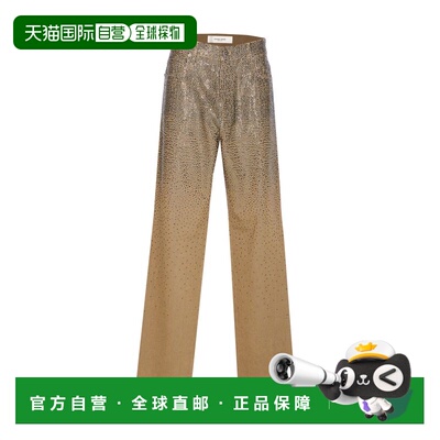 香港直邮GOLDEN GOOSE 女士 精饰牛仔裤 GWP00844P002075直筒裤
