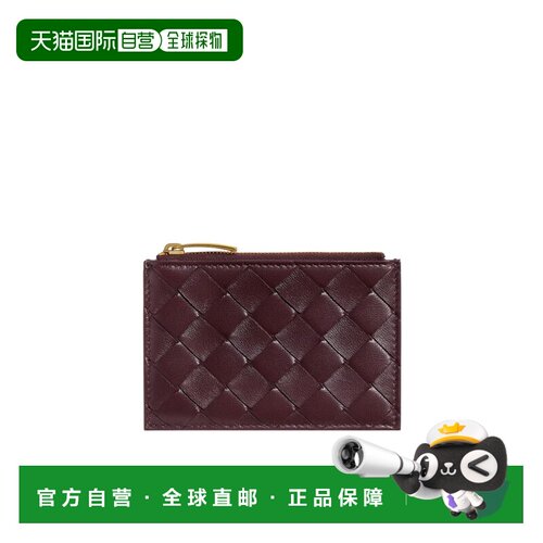 香港直邮Bottega Veneta 编织拉链卡包 806032V1G13