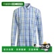 blue蓝色 1h可退 舒适时 男士 格纹衬衫 香港直邮barbour 巴伯尔