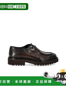 香港直邮Doucal's 徽标系带皮鞋 2737PHILUF159TM29TMORO