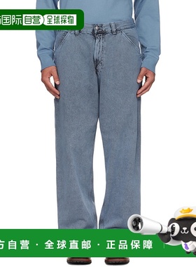 香港直邮CARHARTT WIP 男士 蓝色 OG Single Knee 牛仔裤 I035819